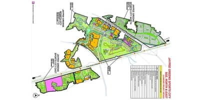 Layout of Jaypee Sports City